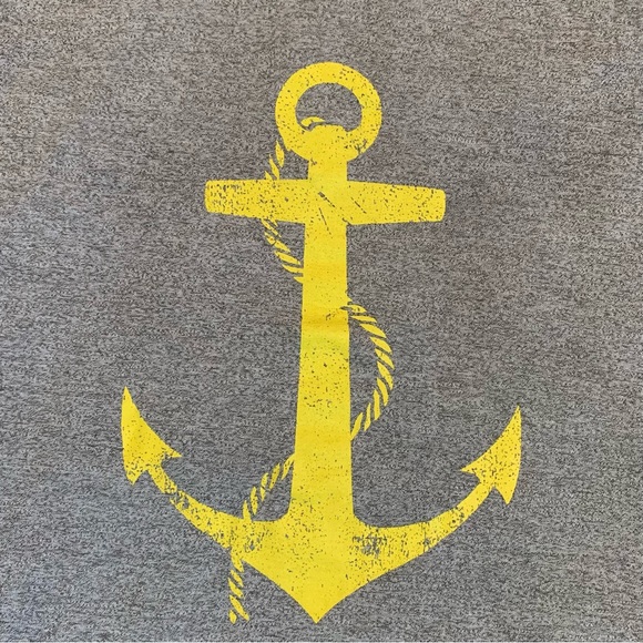 Simons TWIK Grey Anchor Racerback Tank Women’s Size XS - Picture 4 of 6